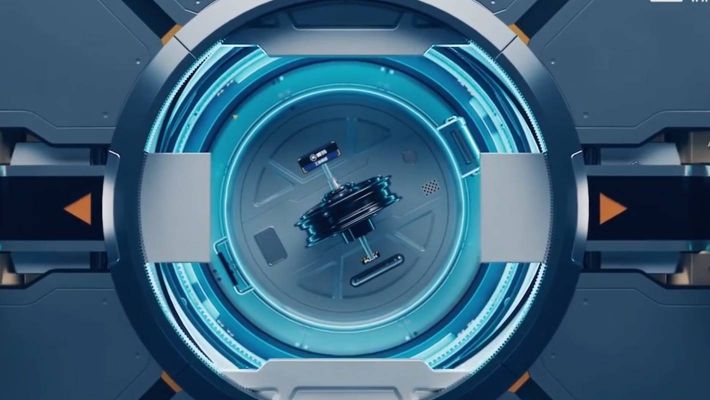 電動車凸極電機(jī)三維動畫產(chǎn)品片